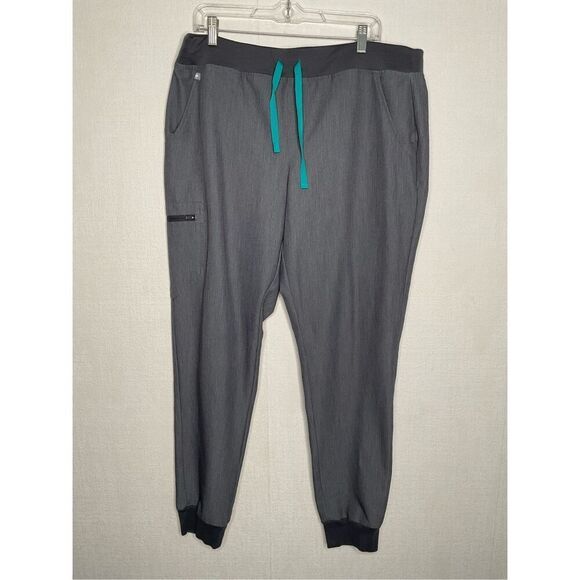 FIGS‎ Zamora Jogger Scrub Pants Women’s Size XL Gray Nurse Work Professional - Picture 2 of 11